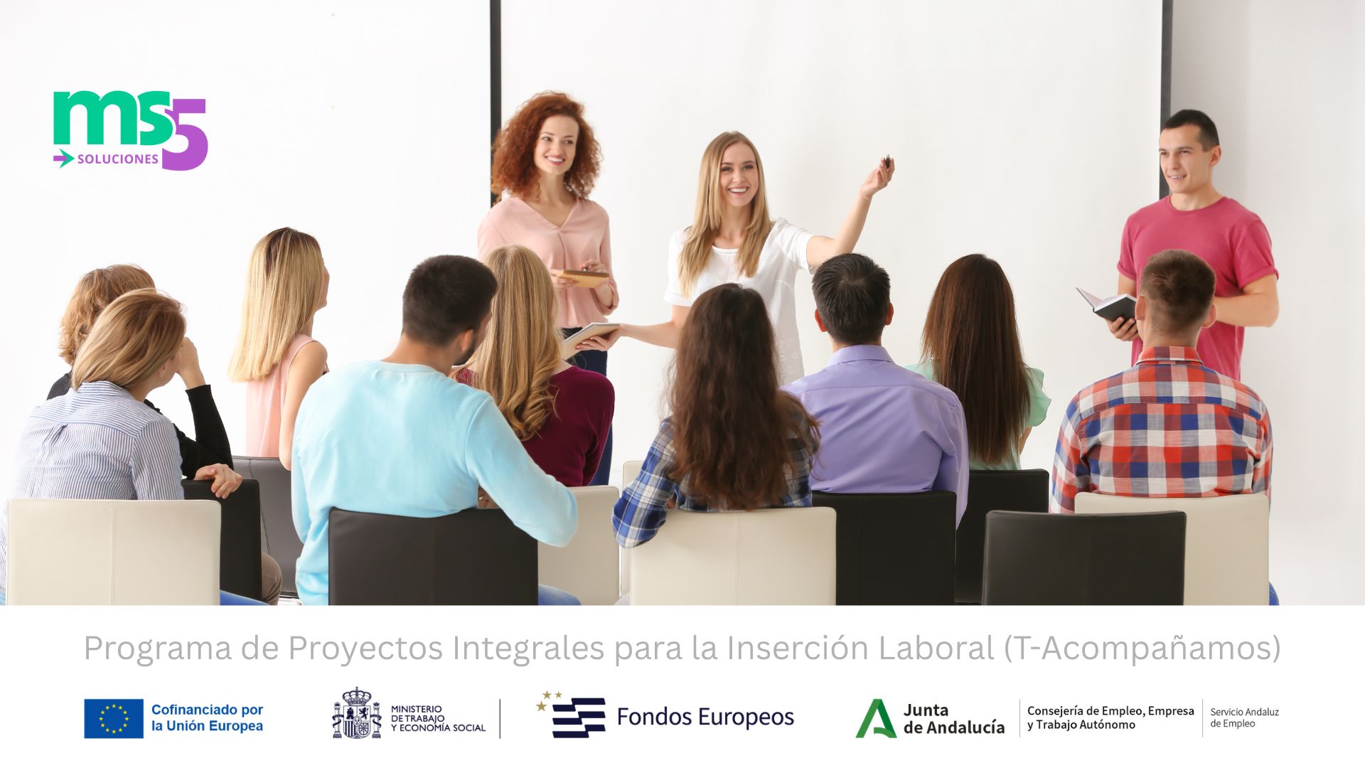 Que es el Programa T-Acompañamos de Proyectos Integrales para la Inserción Laboral - MS5 Soluciones